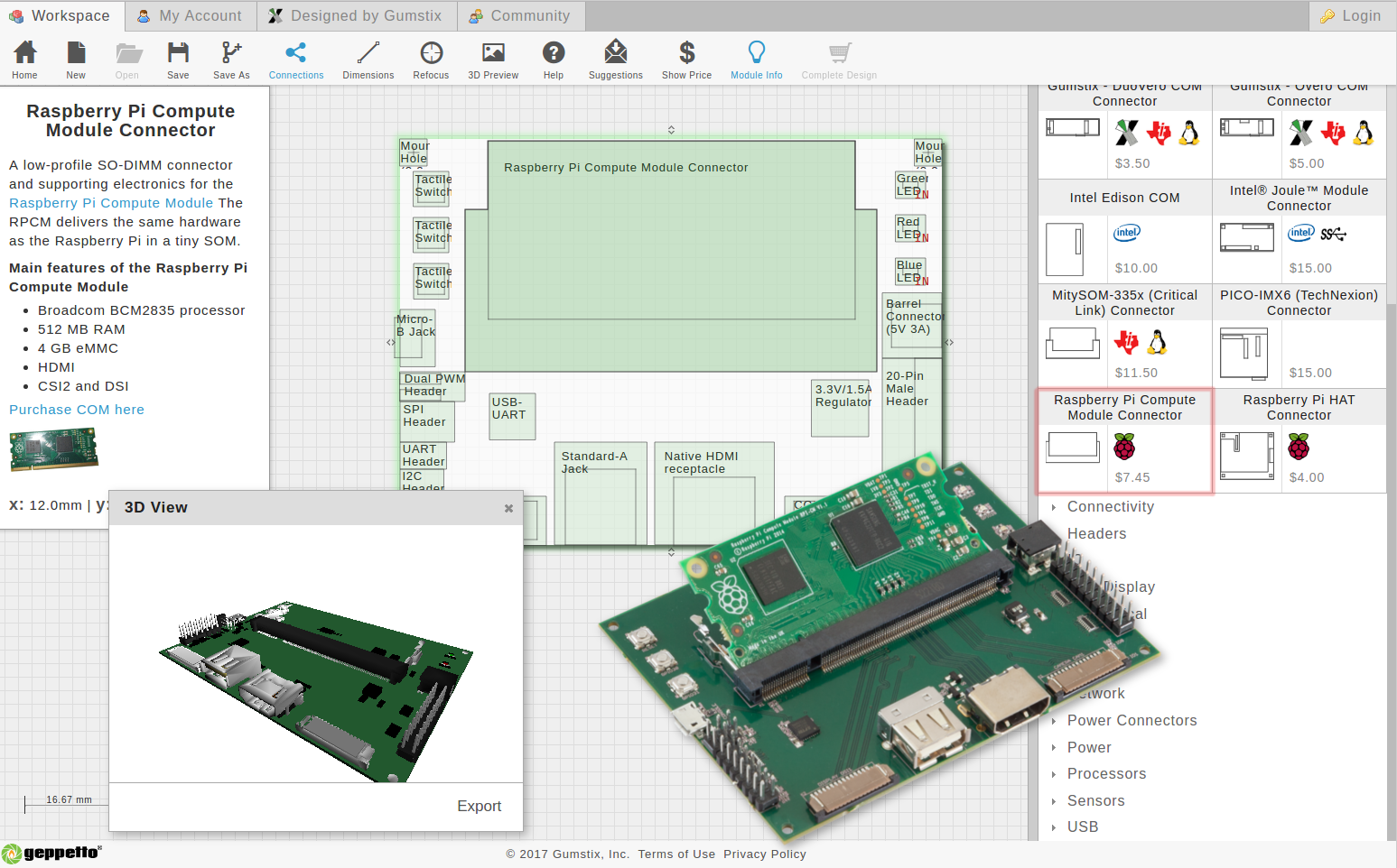 Принципиальная схема raspberry pi