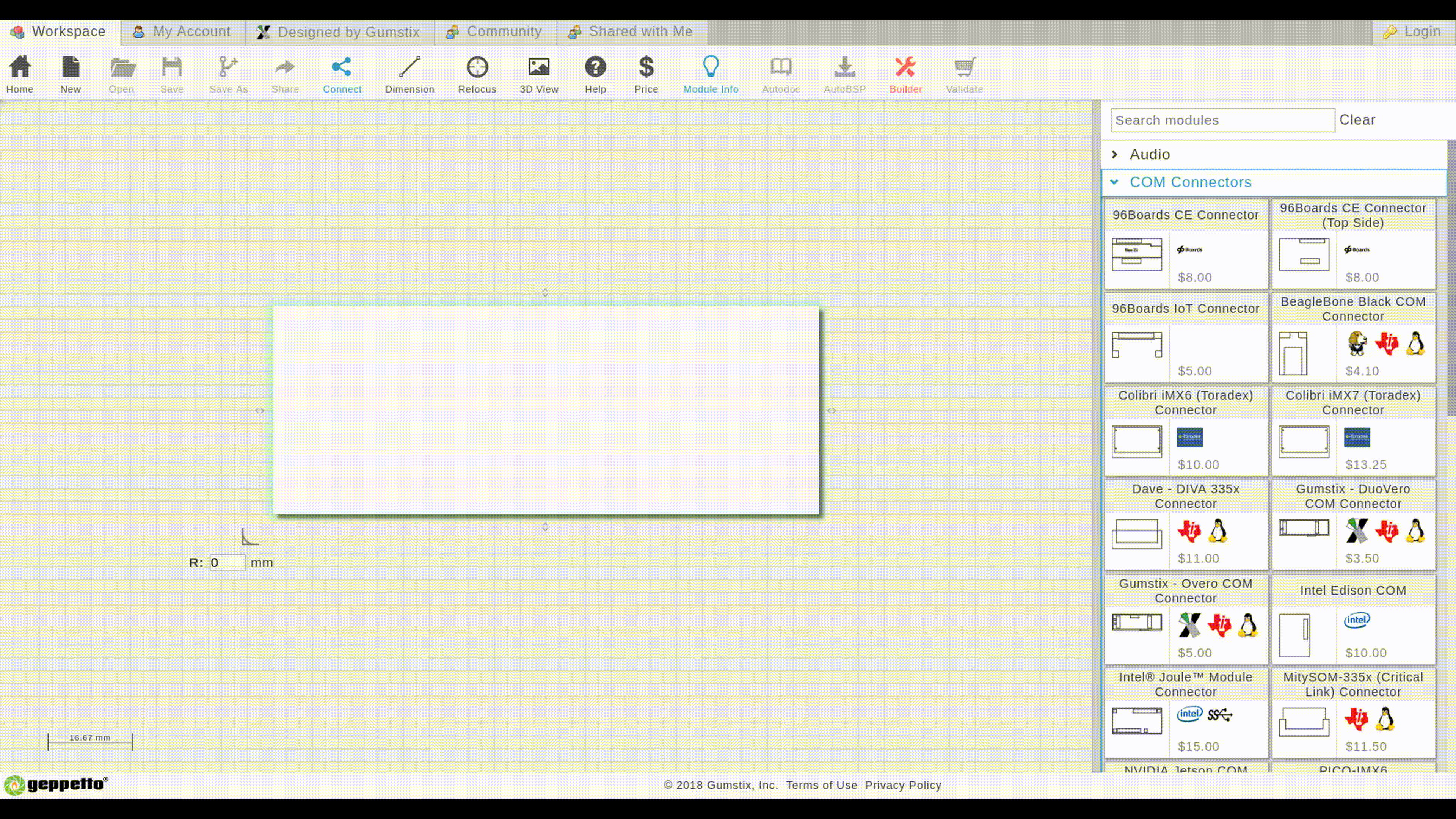 Board Builder Select Functionalities